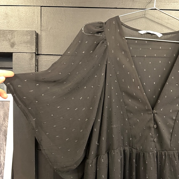 Zara dotted mesh mini dress - Picture 10 of 11